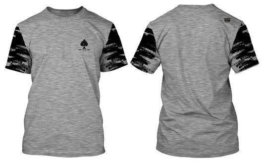 UNISEX Grey and Black Pike T-Shirt
