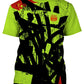 Camiseta Green and Black Graffiti