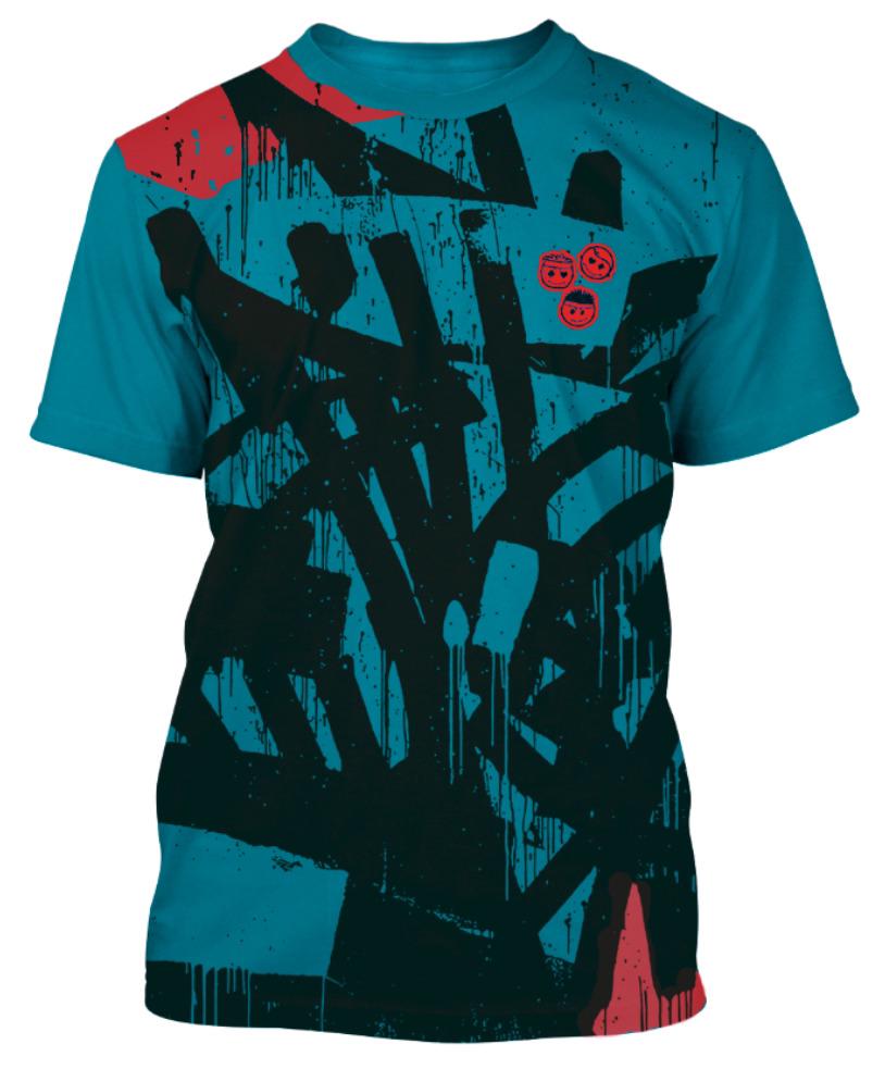 Camiseta Blue Graffiti