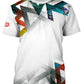 Camiseta White and Color Triangles