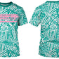 UNISEX Aquamarine and Pink T-Shirt