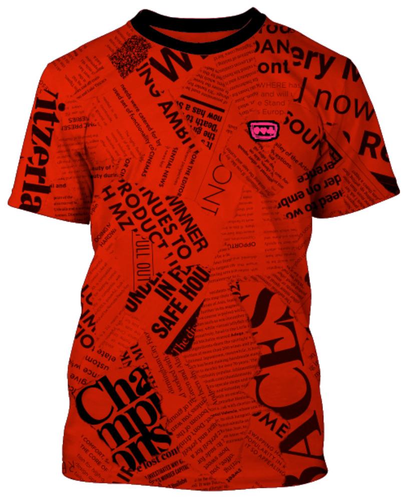 Camiseta Red Newspaper