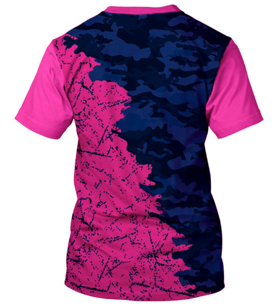 UNISEX T-Shirt Pink Camouflage