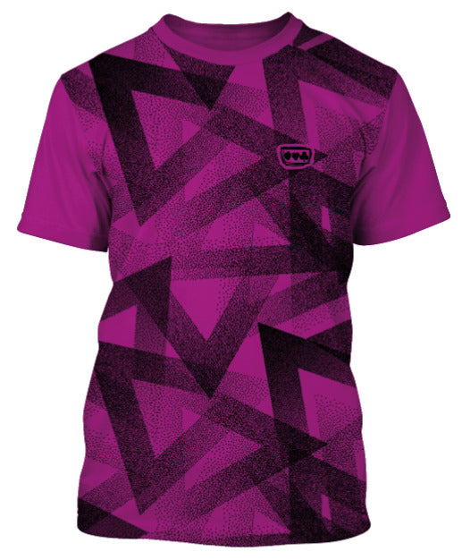 UNISEX Purple Graffiti T-Shirt and Black