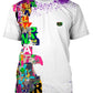 Camiseta White Color Collage