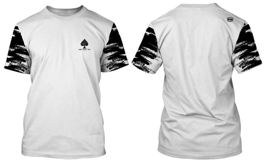 UNISEX Black and White Pike T-Shirt
