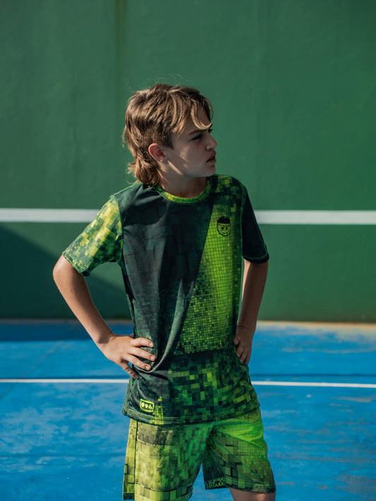 UNISEX Green Squares T-Shirt