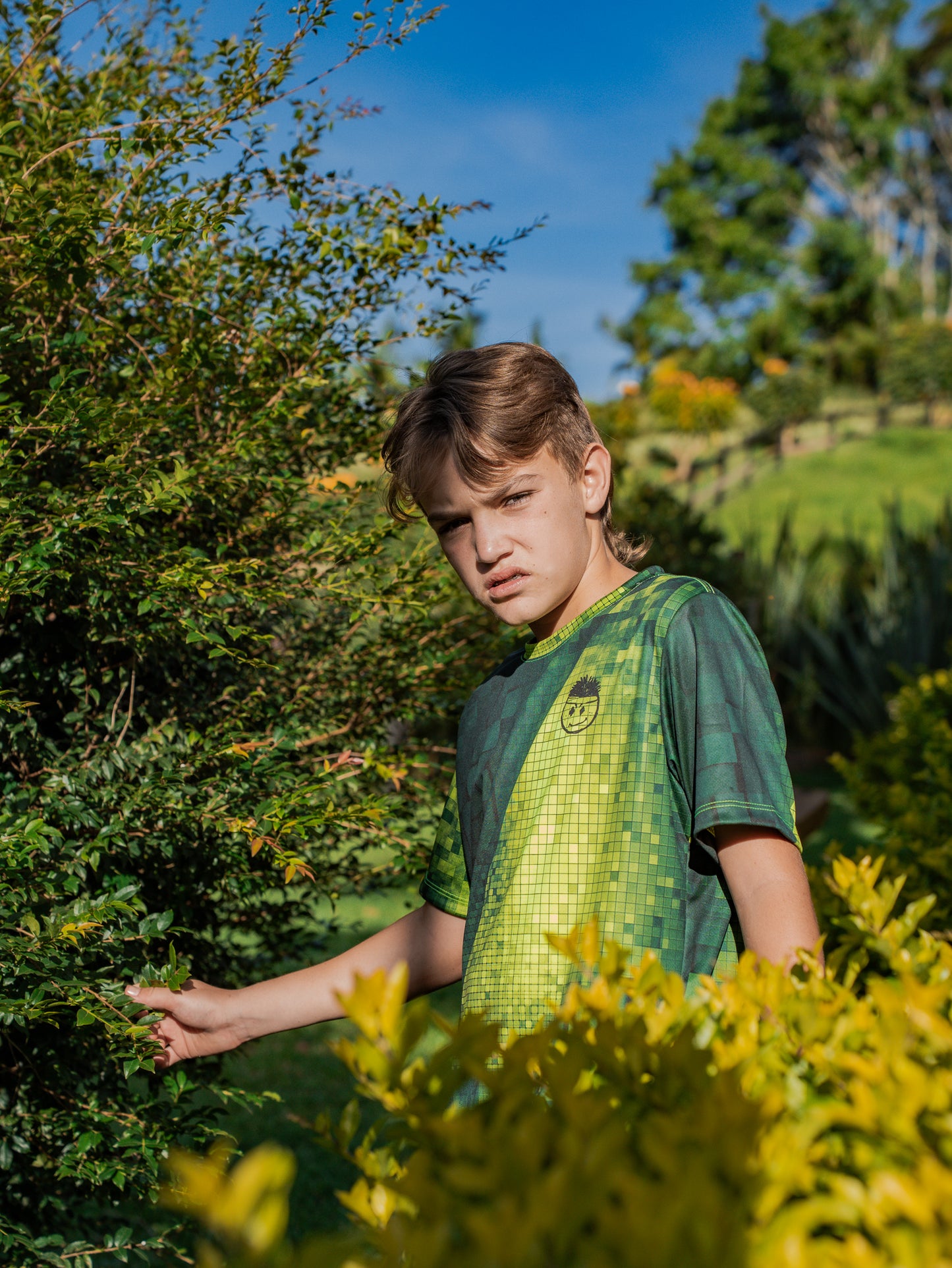 UNISEX Green Squares T-Shirt