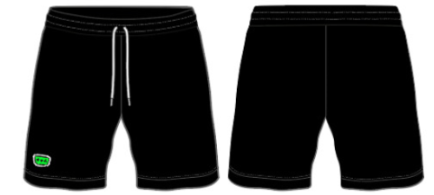 Black n Green Neon Shorts