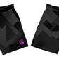 Black and Purple Face Shorts