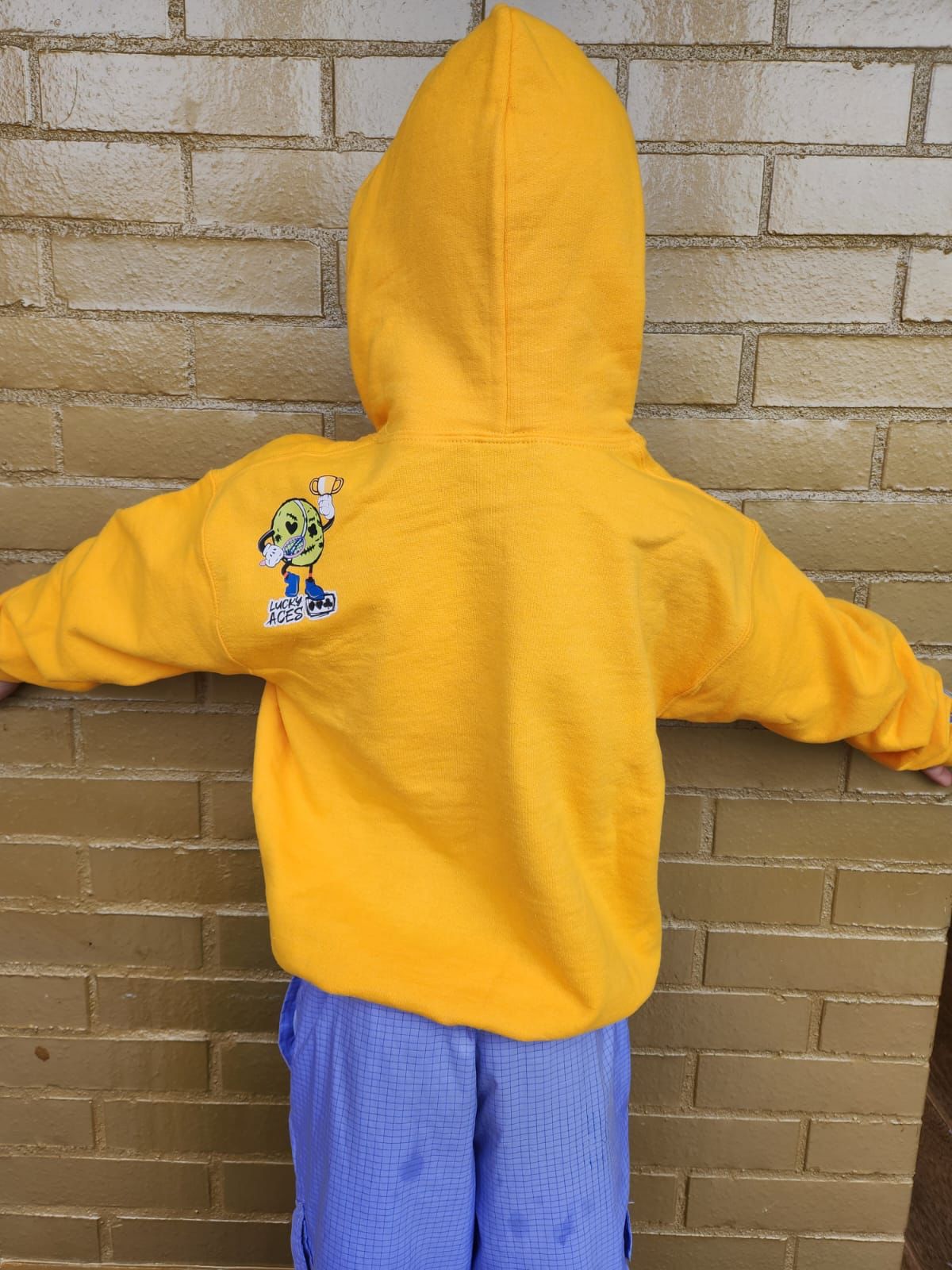 Yellow and Blue Hoodie