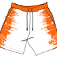 Orange and White Short