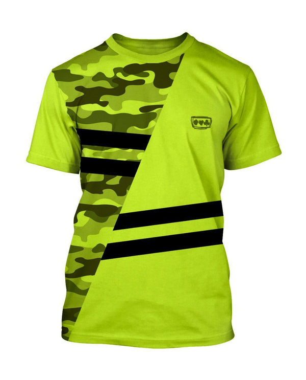 UNISEX Camuflada Amarillo  T-Shirt