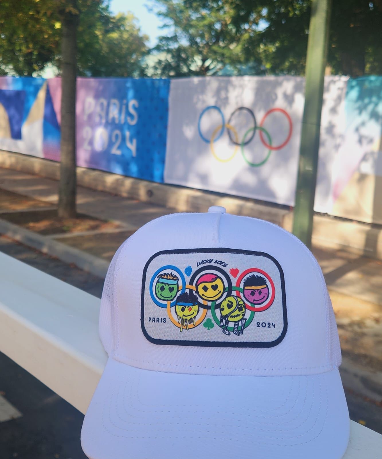 UNISEX White Paris Olympic Games Cap