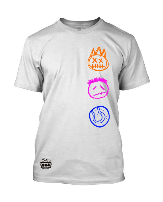 UNISEX Color Crazy Faces Miami Open Collection T-Shirt