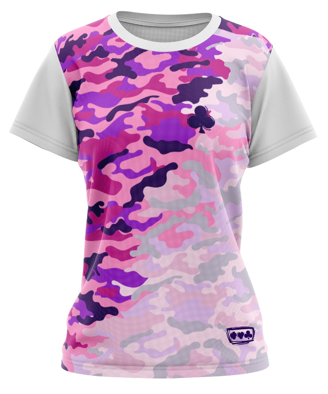 GIRL Camo Purple and Pink Top