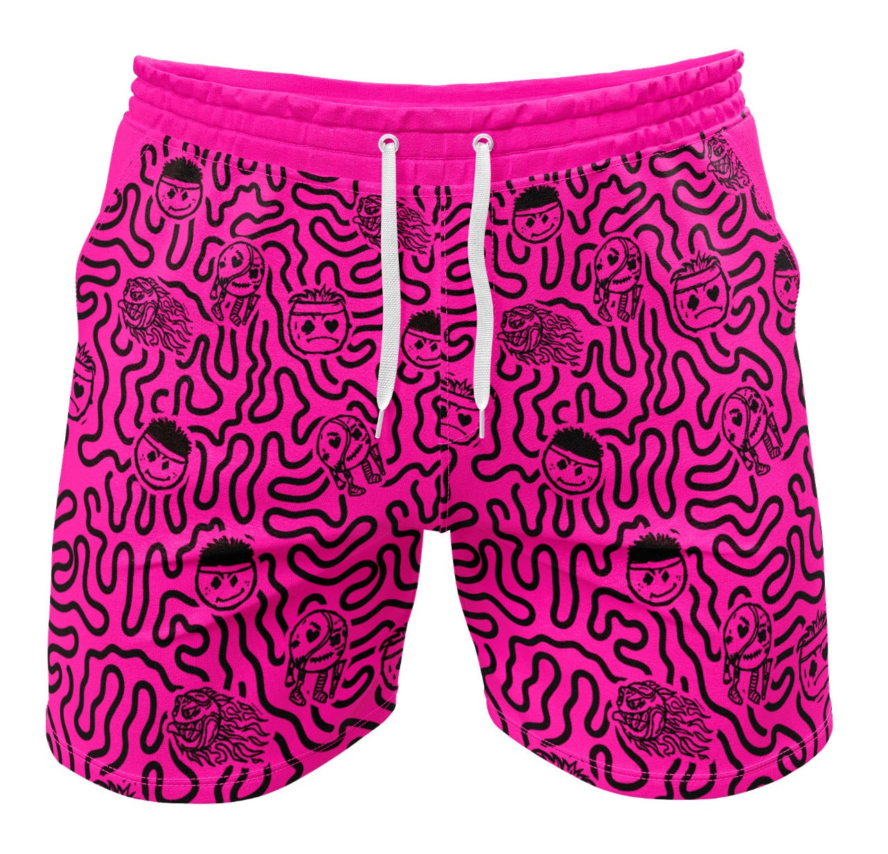 Pink Design SHORTS