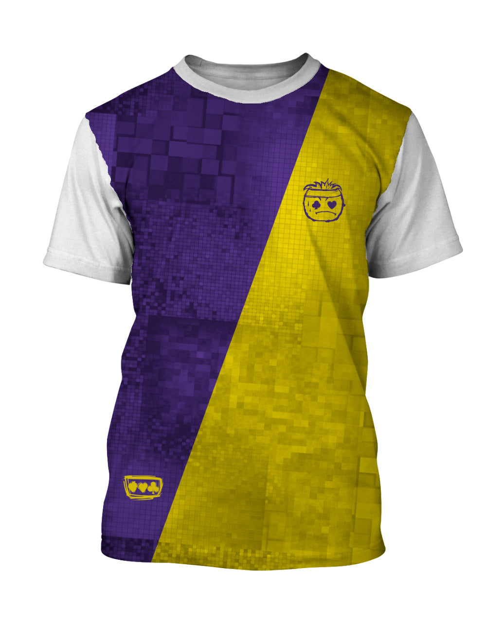 UNISEX Purple and Yellow Squares T-Shirt